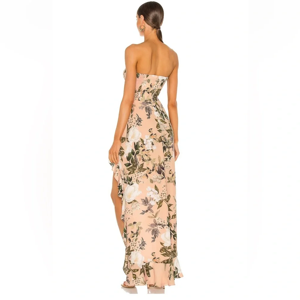 Amanda Uprichard X REVOLVE Eden Gown in Juniper Floral SMALL NWT $301 - Picture 3 of 7